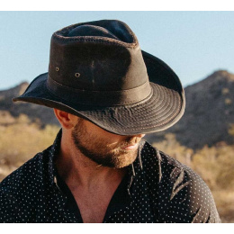Chapeau Traveller Coton Gilo Marron - Traclet