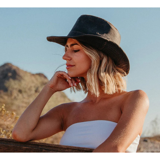 Chapeau Traveller Coton Gilo Marron - Traclet Chapeau Traveller Coton Gilo Marron - Traclet