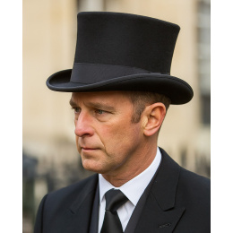 copy of Black Wool Felt Top Hat - Guerra