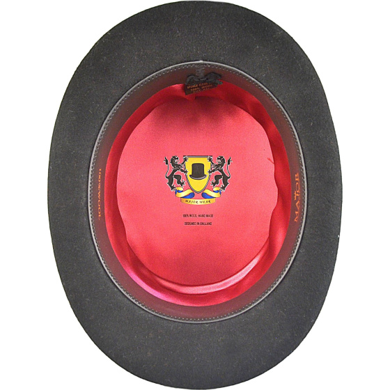 Mauro Black Felt Top Hat - Traclet