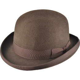 copy of Red Hermes Wool Felt Bowler Hat - Traclet