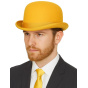 Chapeau Melon Feutre Laine Jaune - Traclet