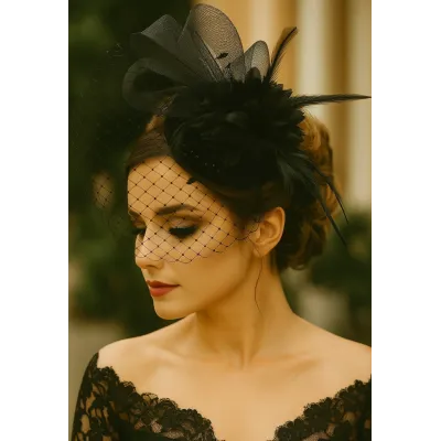 Ceremony Headband Sara - Traclet  Reference: 22228| Chapellerie Traclet