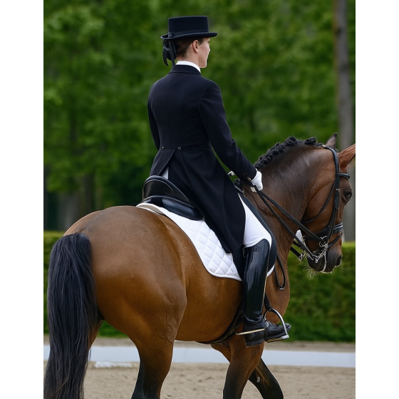 Chapeau Dressage Feutre Poil 10 cm Noir - Guerra 1855 Chapeau Dressage Feutre Poil 10 cm Noir - Guerra 1855