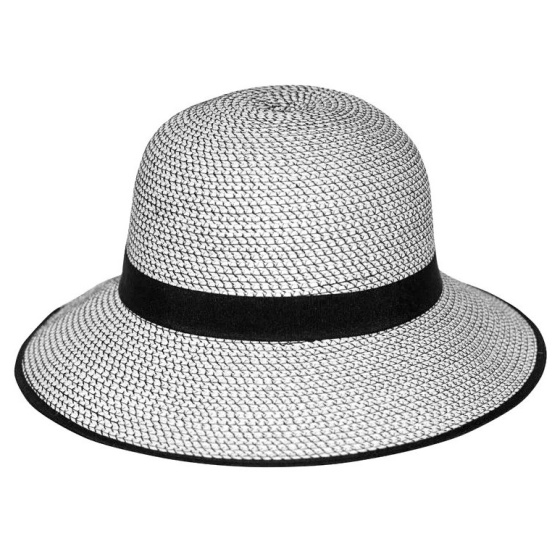Black & White Anna Cloche Hat - House of ord