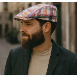 Casquette Bang Bec De Canard Géométrie Lin & Coton - MT