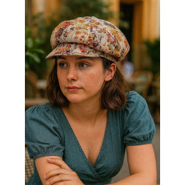Casquette Gavroche Safari Gav Réversible Lin Sable - Traclet