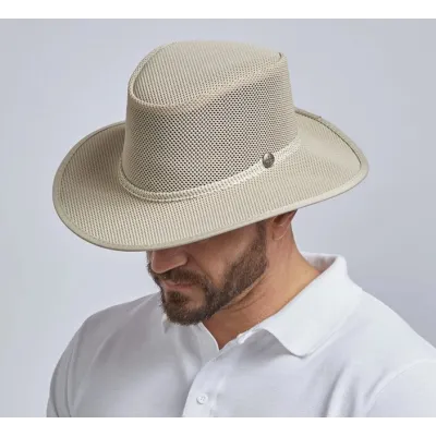 Ivory Cabana Mesh Traveler Hat - Headn'Home Reference: 8222 | Traclet Hat Shop