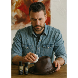 Leather Travel Care Kit