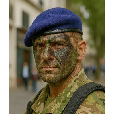 Béret Spécial Commando Bleu Alat - Traclet
