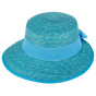 Large Visor Cap Giada Natural Straw - Traclet