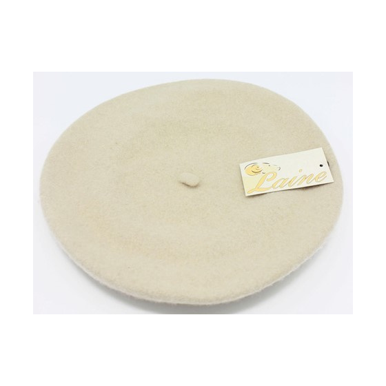 Béret Classique Beige Laine - Traclet
