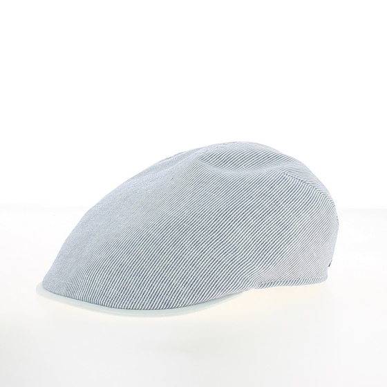 Casquette Plate rayure bleu marine - Traclet