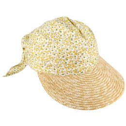 Casquette Visière Bandol Jaune Paille & Coton - Traclet