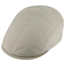 Waterproof Beige Flat Cap - Fiebig