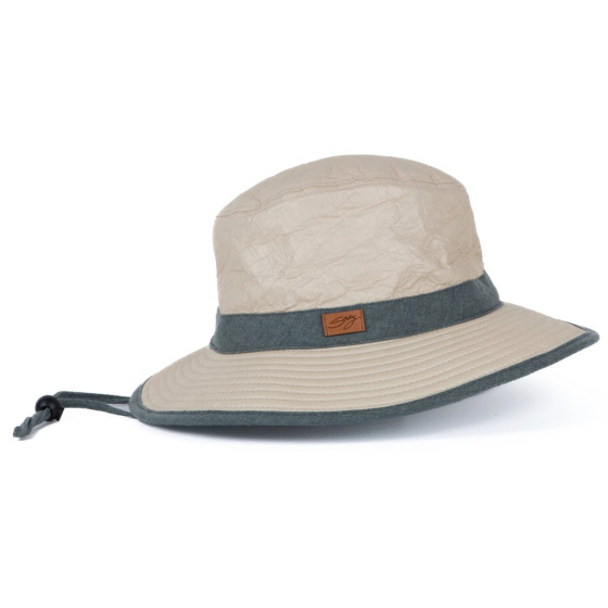 Chapeau Traveller Savane Haute Protection Beige & Eucalyptus - Soway
