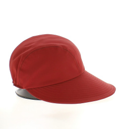 Casquette grande visière rouge crambes