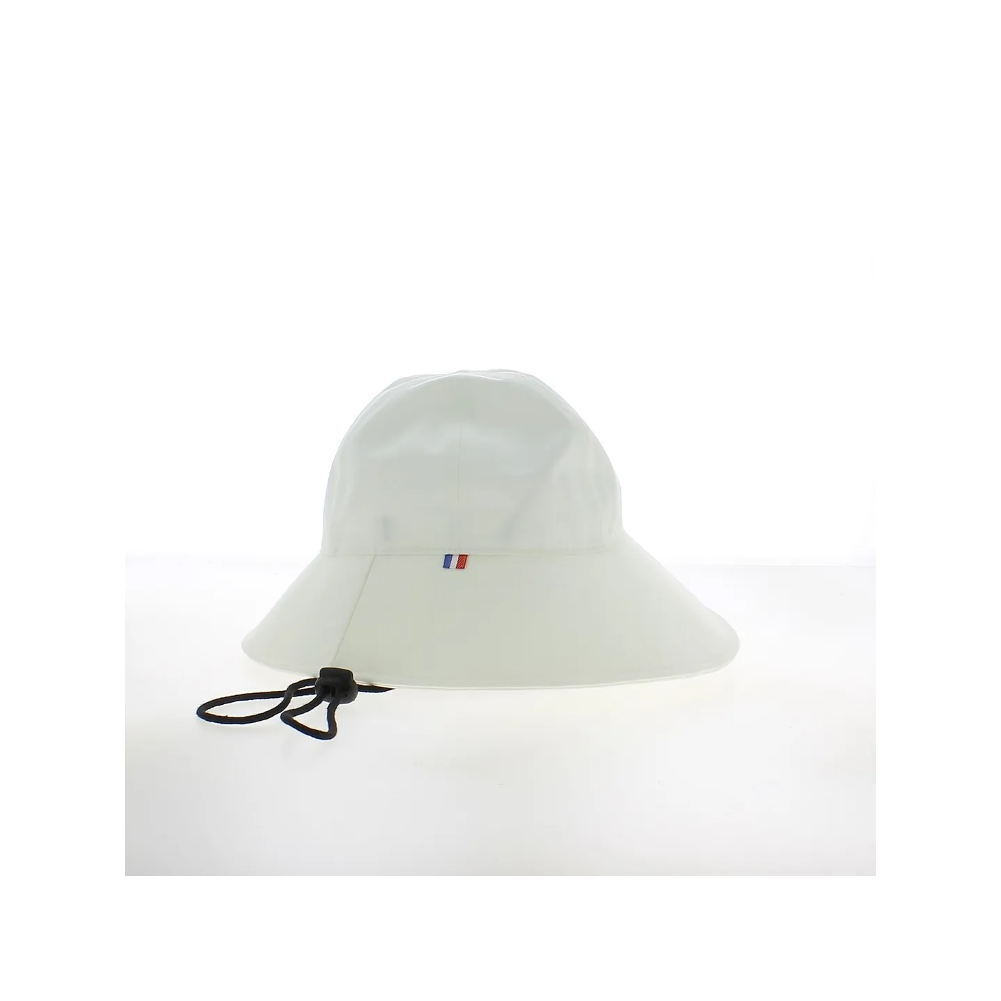 White Sabine wide visor bucket hat