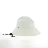 White Sabine wide visor bucket hat