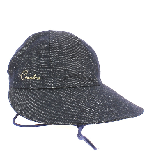 Casquette Nadine  grande visière en lin