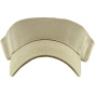 Carlo Cotton Beige Visor Cap - Traclet