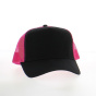 Baseball cap mesh pink-black-orange-light pink - Beechfield