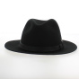 Chapeau Traveller Ambierle Feutre Laine noir - Traclet