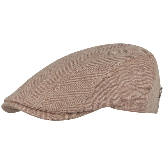 copy of Perfect Flat Cap in Grey Linen with UV 40+ Protection - Fléchet