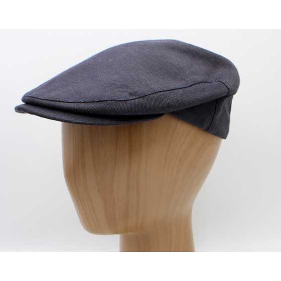 Summer Flat Cap Linen & Cotton Blue - Traclet