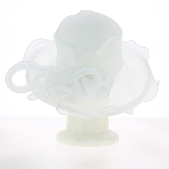 Carole Ceremonial Wide-brimmed Hat - Traclet