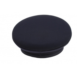Navy Chauffeur Cap with Shiny Black Visor - Traclet