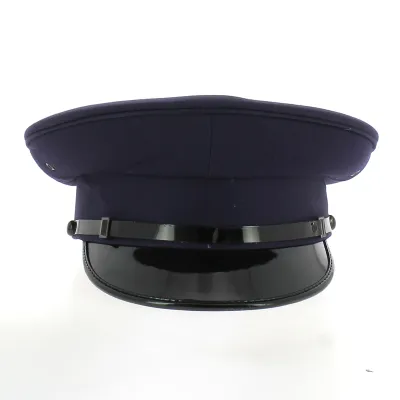 Casquette De Voiturier Marine visière noir brillant - Traclet