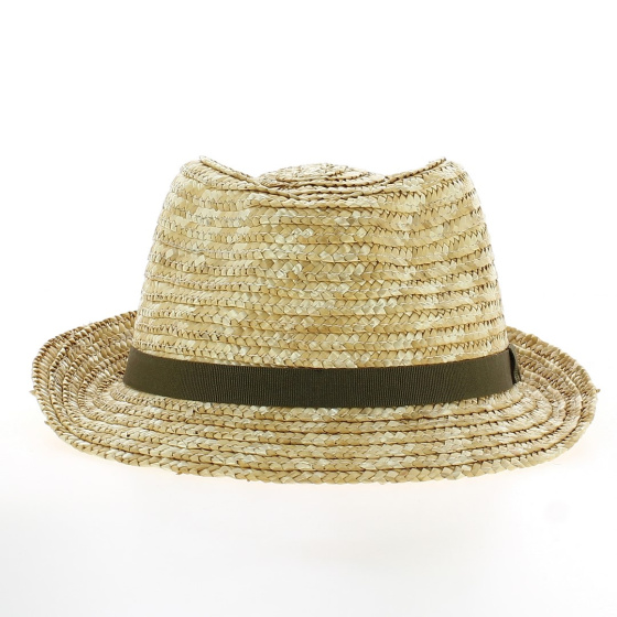 Chapeau Trilby Pachuca Paille Naturelle Caramel- Traclet Chapeau Trilby Pachuca Paille Naturelle Caramel- Traclet