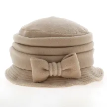 Chapeau Cloche Anushka Polaire Beige - Traclet Reference : 8863 | Chapellerie Traclet