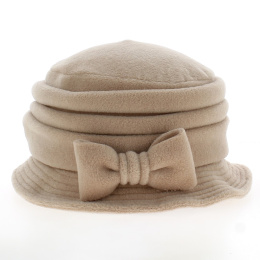 Chapeau Cloche Anushka Polaire Beige - Traclet