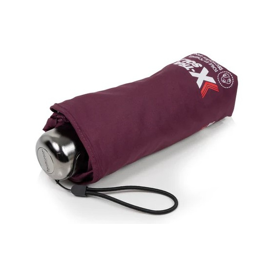 Mini X-TRA Solid Manual Umbrella Plum - Isotoner