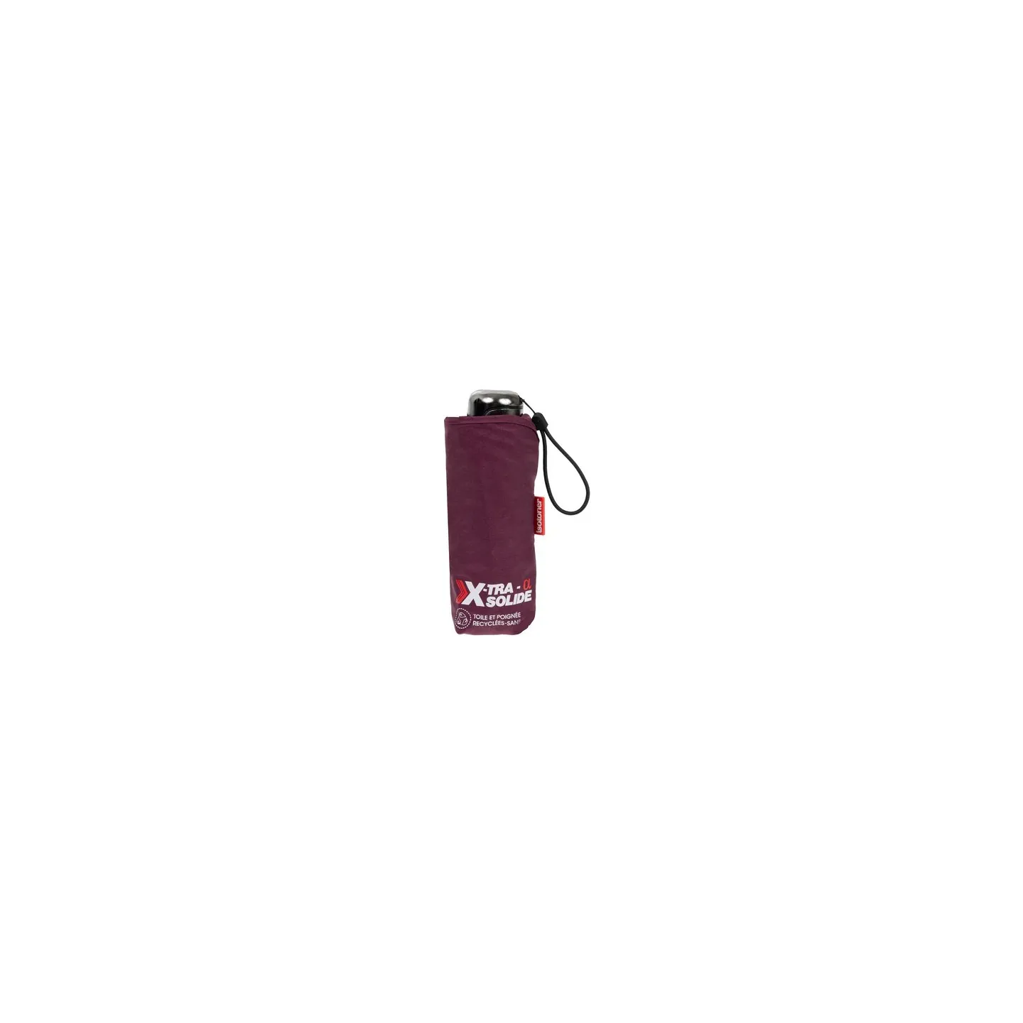 Mini Parapluie X-TRA Solide Manuelle Prune - Isotoner