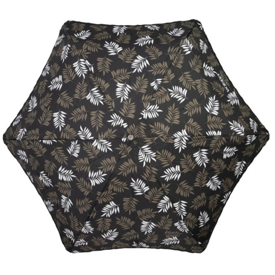 X-TRA Solid Automatic Mini Umbrella Khaki Leaf - Isotoner