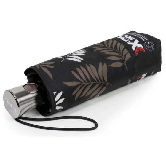 X-TRA Solid Automatic Mini Umbrella Khaki Leaf - Isotoner