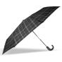 Crook X-TRA-Solid Checkered Umbrella - Isotoner