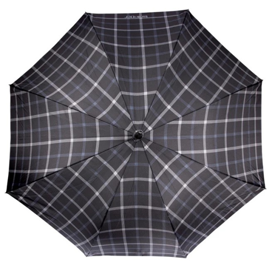 Crook X-TRA-Solid Checkered Umbrella - Isotoner