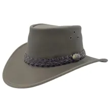 Chapeau Australien Wallaroo Oil Cuir Mousse - Jacaru