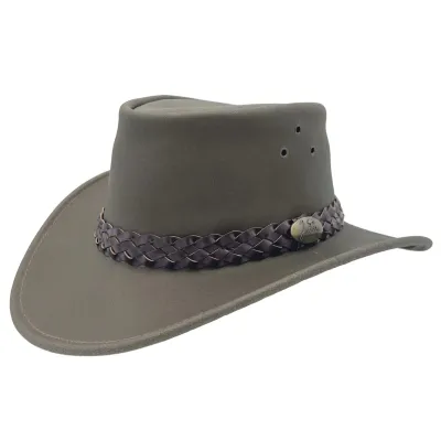 Chapeau Australien Wallaroo Oil Cuir Mousse - Jacaru