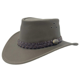 Chapeau Australien Wallaroo Oil Cuir Mousse - Jacaru