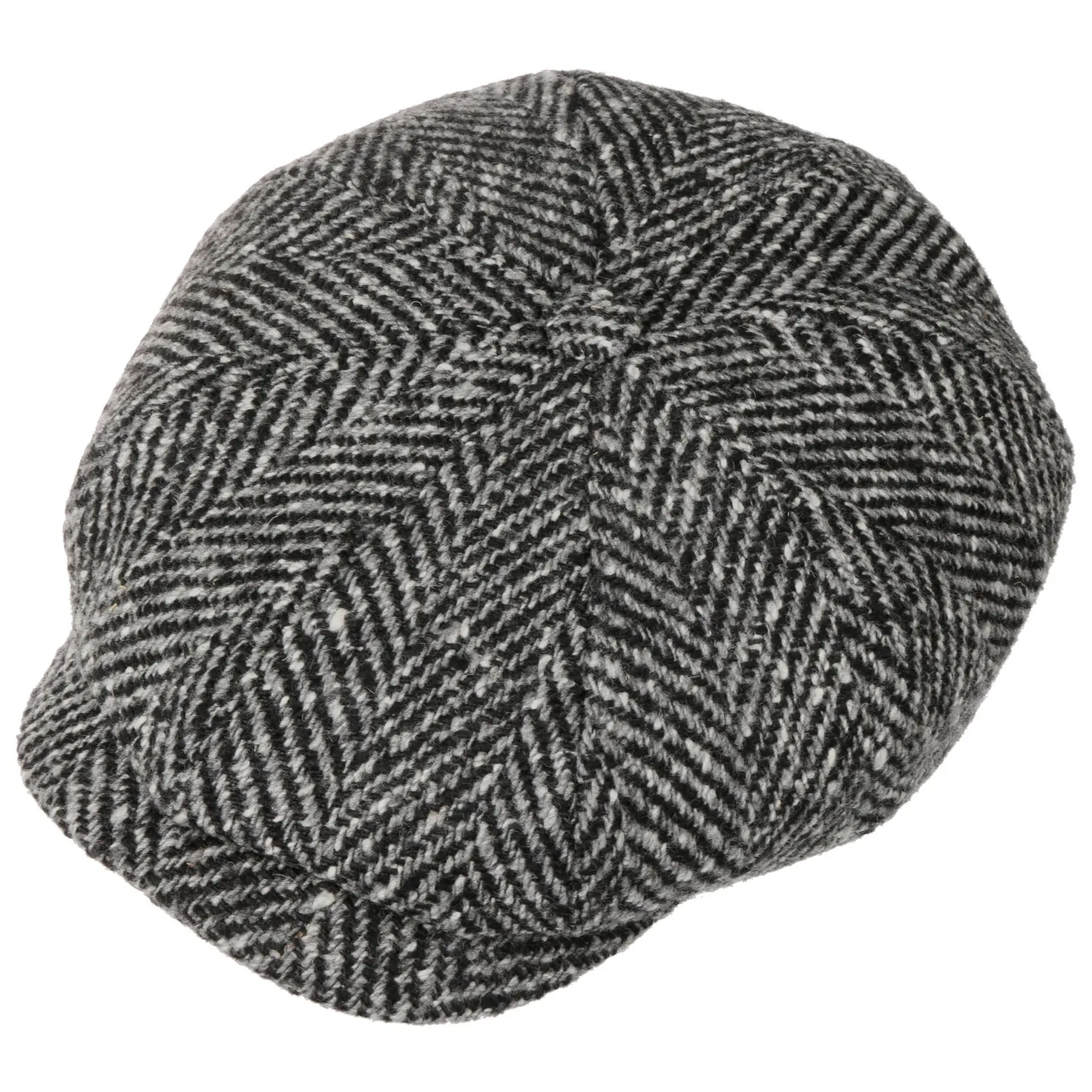 Casquette Hatteras Chevrons Noir et Gris - Stetson Reference : 3035 | Chapellerie Traclet