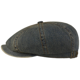 Hatteras Laredo Washed Denim Cotton Cap - Stetson