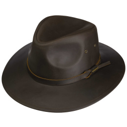 Traveller Hat Spokane Brown Leather - Stetson