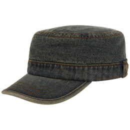 Casquette Militaire Denim Délavé Coton - Stetson