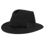 Chapeau Traveller Langres Crushable Feutre Noir - Flechet