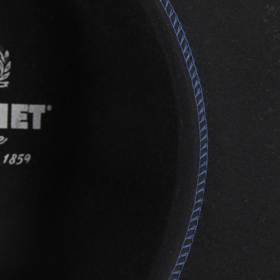 Traveller Mouthe Crushable Black Felt Hat - Flechet